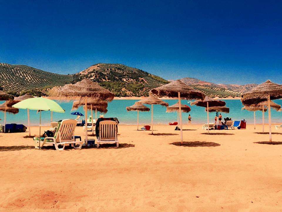 Camping Valdearenas Iznajar Bagian luar foto